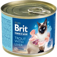 Brit kattemad - Premium by Nature ørred og lever
